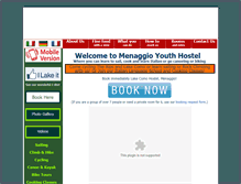 Tablet Screenshot of menaggiohostel.com